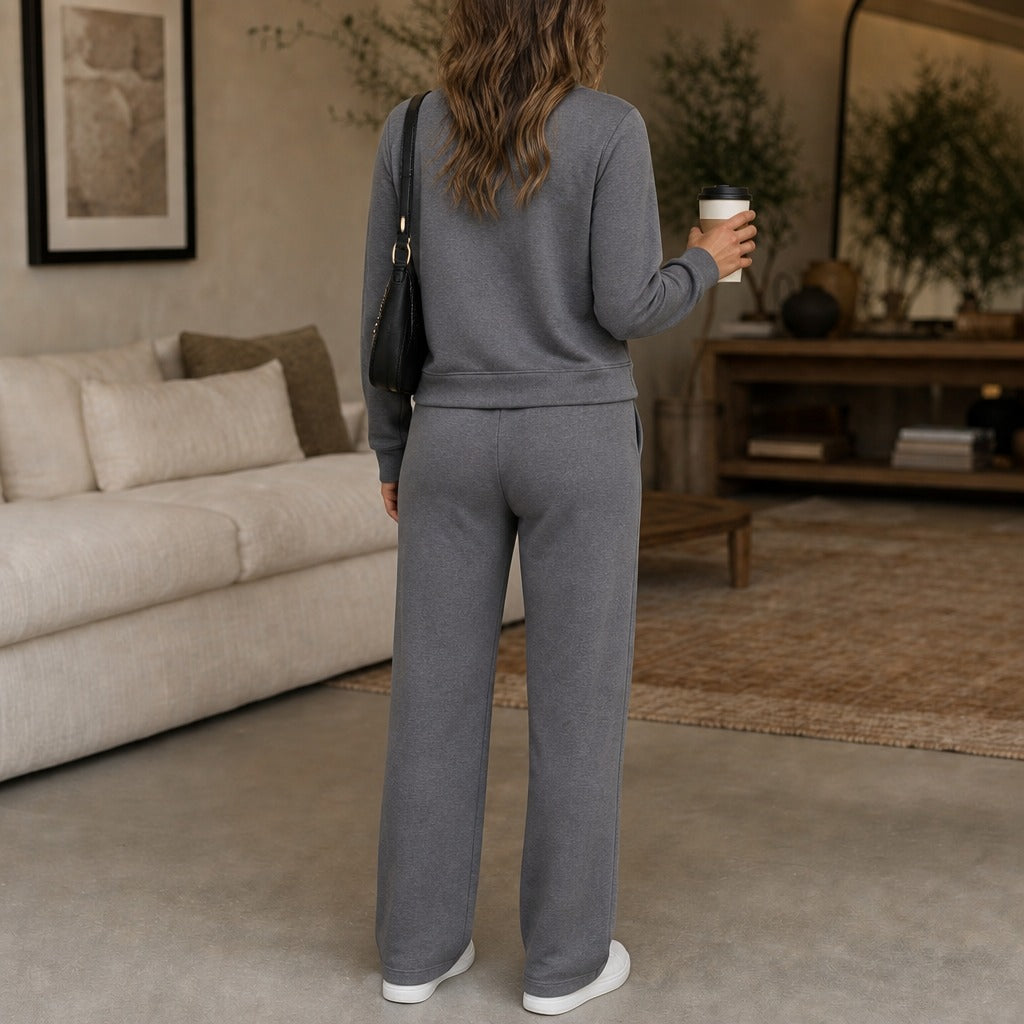 Conjunto De Loungewear Para Mujer | Pantalón Ancho · SeemSeem