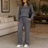 Damen-Loungewear-Set | weite Hose