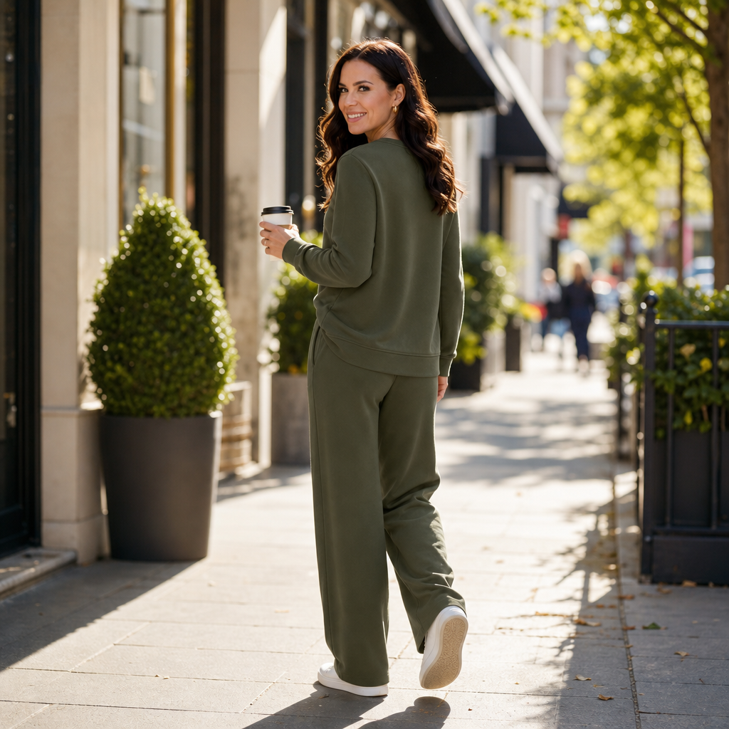 Conjunto Para Mujer De Pernera Ancha | Cordón Ajustable · SeemSeem