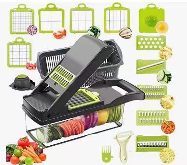 Cortador De Verduras Multifunción | Cuchillas Intercambiables · SeemSeem