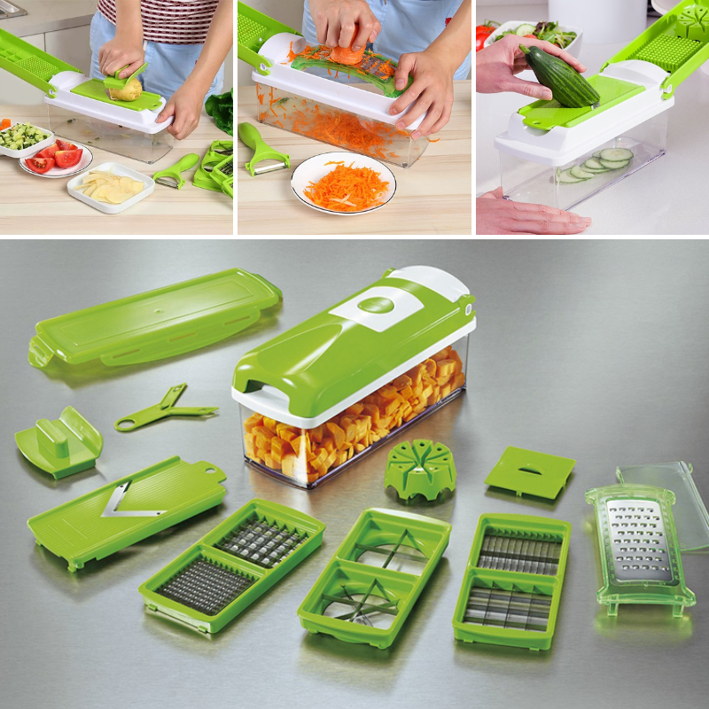 Cortador De Verduras Multifunción | Doce En Uno · SeemSeem
