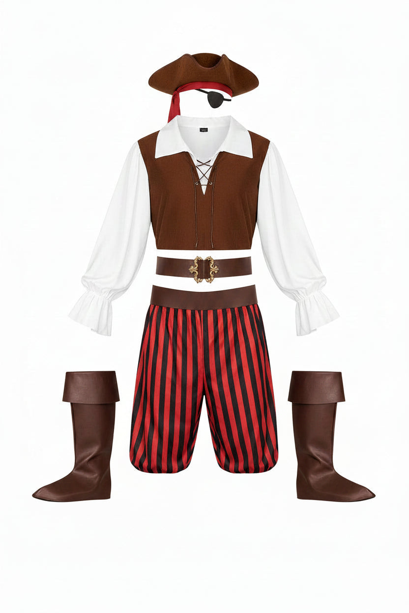Disfraz De Pirata Para Hombre | Con Accesorios · SeemSeem