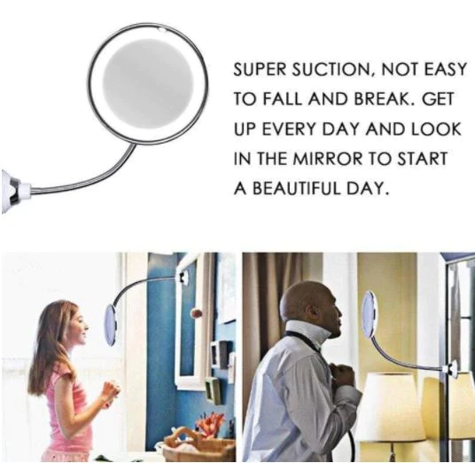 Espejo De Aumento Flexible | Luz LED · SeemSeem