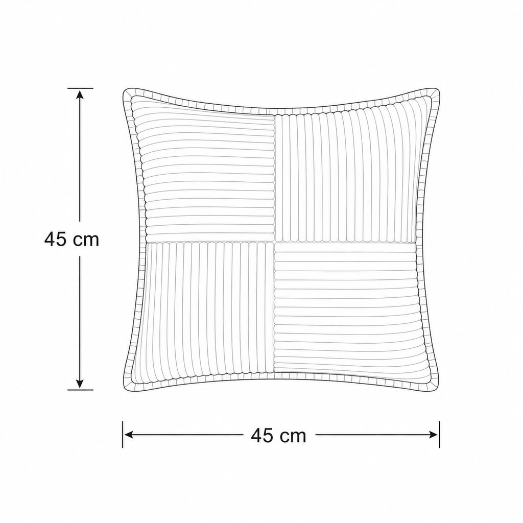 Funda De Cojín Nórdica | Textura Acanalada · SeemSeem