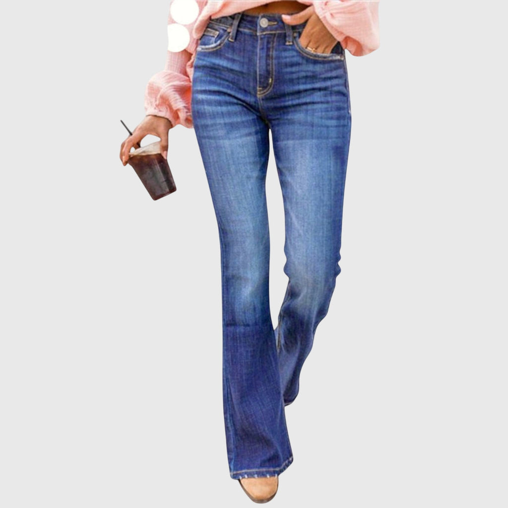 Jeans Acampanados Para Mujer | Tiro Alto · SeemSeem