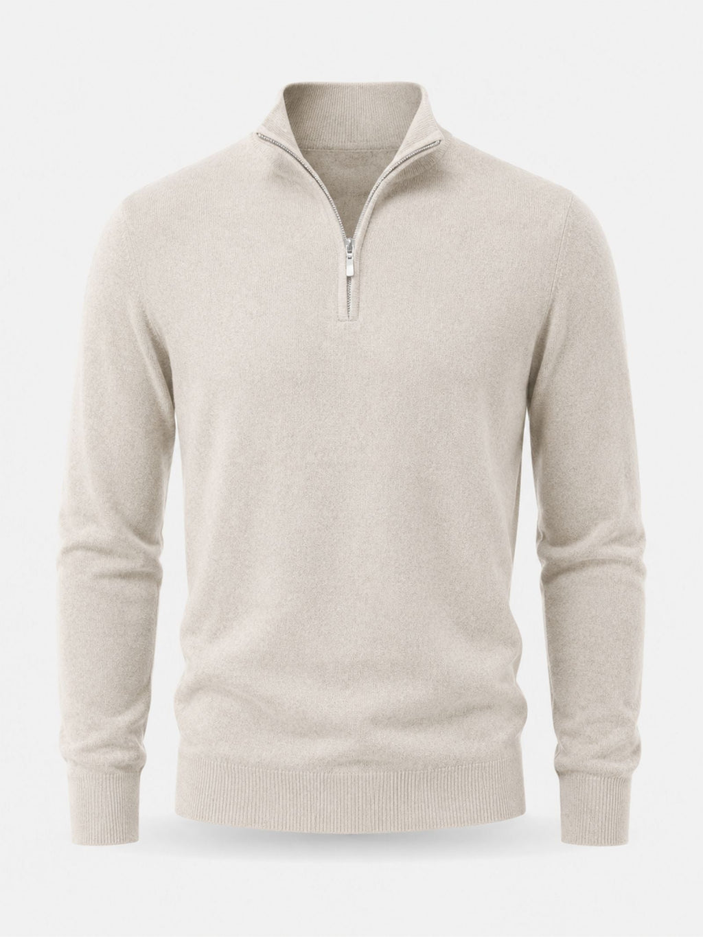 Jersey Con Media Cremallera Para Hombre | Lana Merino · SeemSeem
