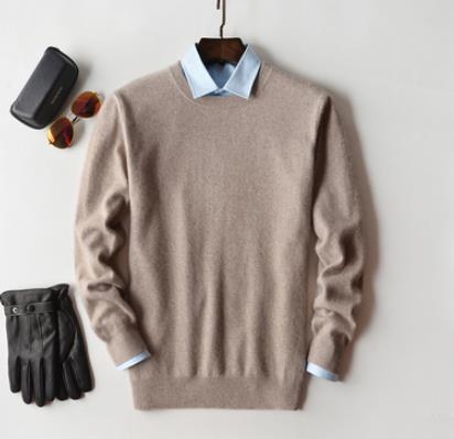 Jersey De Cuello Redondo Para Hombre | Punto Suave · SeemSeem
