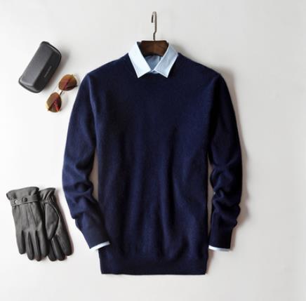 Jersey De Cuello Redondo Para Hombre | Punto Suave · SeemSeem