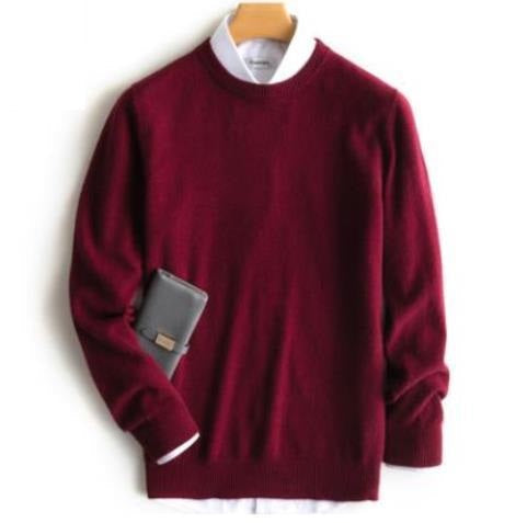 Jersey De Cuello Redondo Para Hombre | Punto Suave · SeemSeem