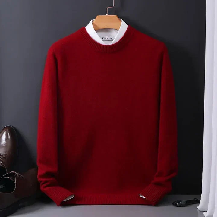 Jersey De Cuello Redondo Para Hombre | Punto Suave · SeemSeem