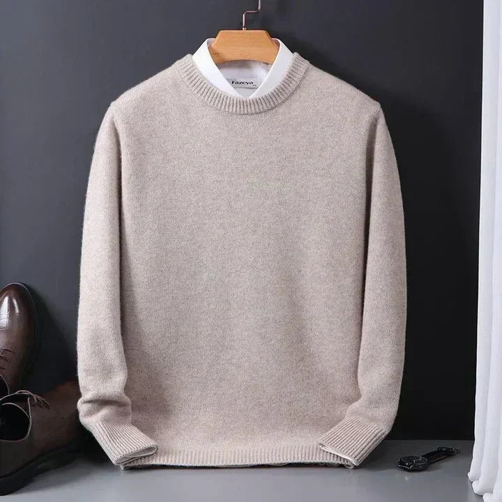 Jersey De Cuello Redondo Para Hombre | Punto Suave · SeemSeem