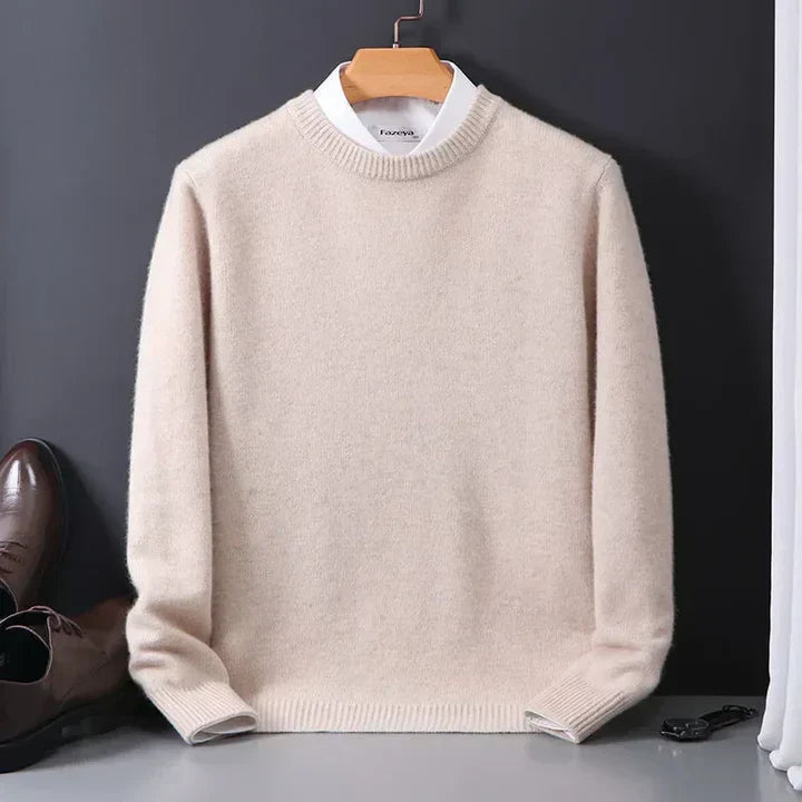 Jersey De Cuello Redondo Para Hombre | Punto Suave · SeemSeem