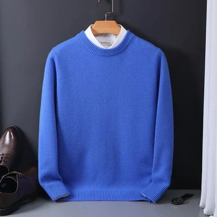 Jersey De Cuello Redondo Para Hombre | Punto Suave · SeemSeem