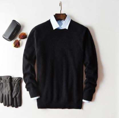 Jersey De Cuello Redondo Para Hombre | Punto Suave · SeemSeem