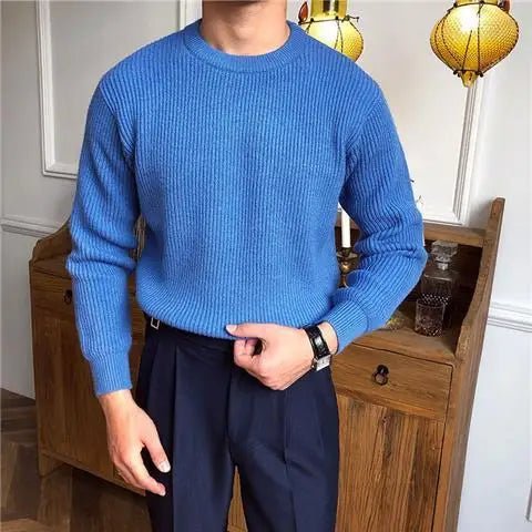 Jersey De Punto Para Hombre | Cuello Redondo · SeemSeem