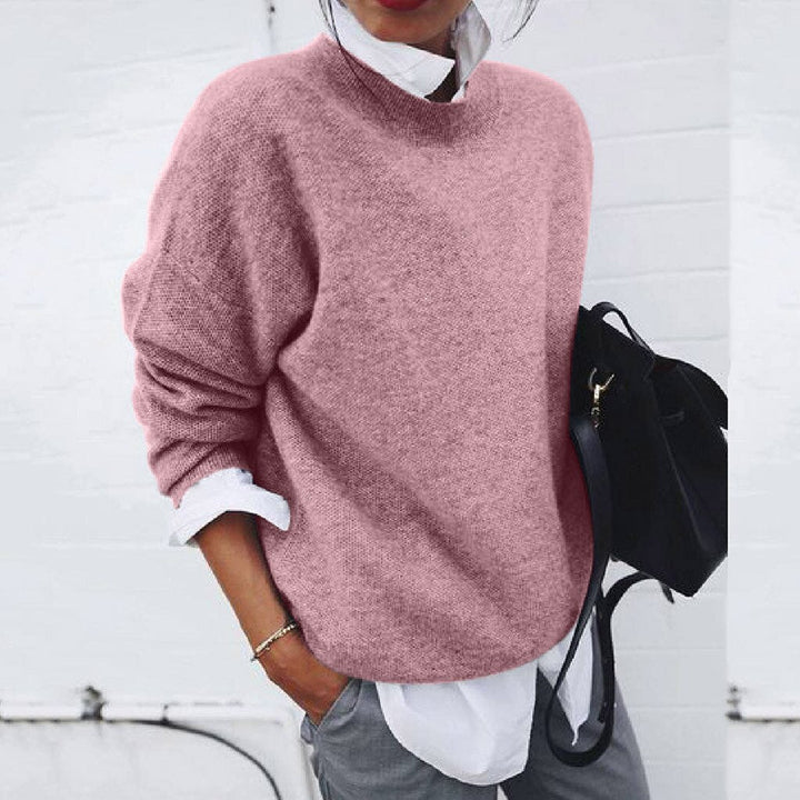 Jersey De Punto Para Mujer | Cuello Redondo · SeemSeem