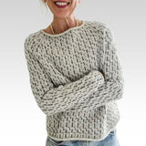 Maglione lavorato a maglia da donna | Manica lunga