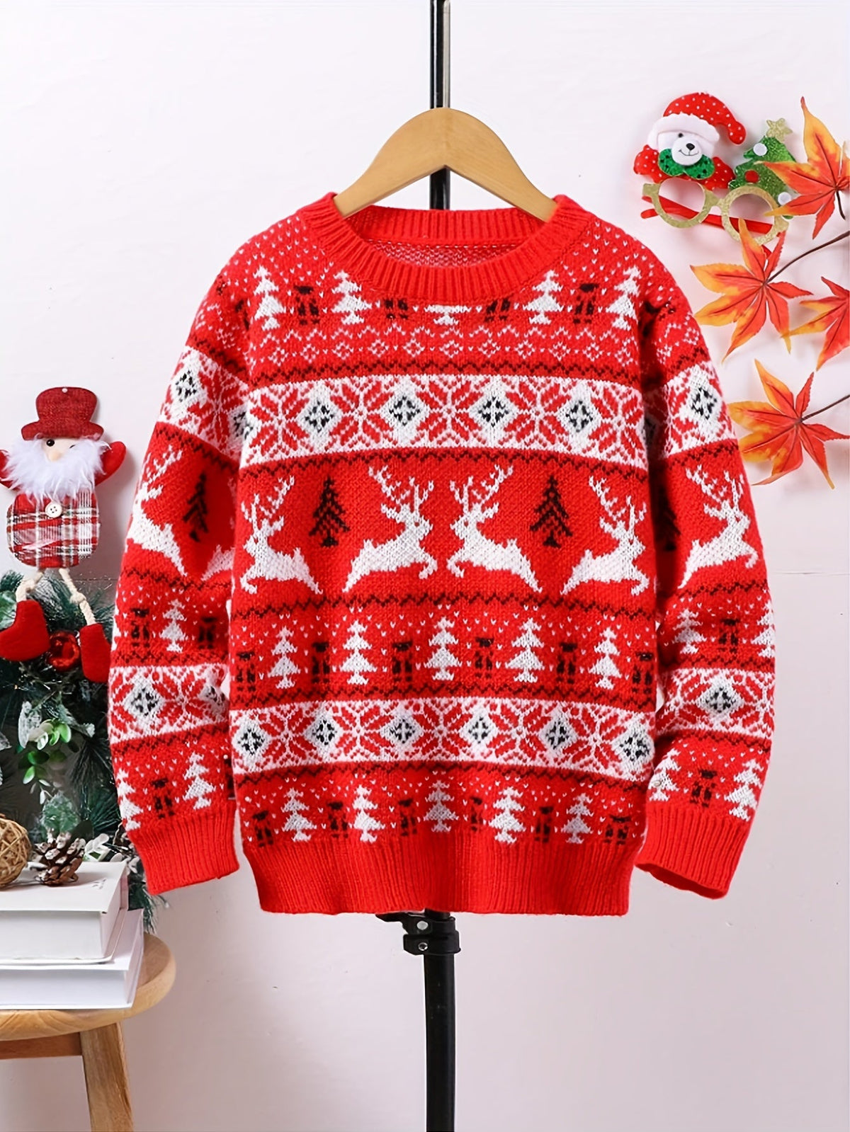 Jersey Navideño Para Mujer | Estampado Renos · SeemSeem