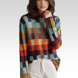 Camisola oversize para mulher | aos quadrados