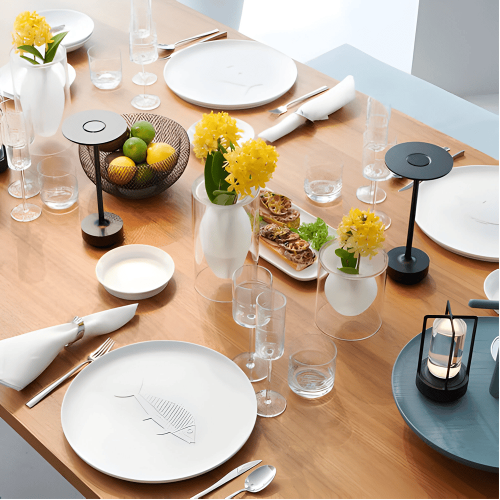 Lámpara De Mesa Minimalista | Recargable Por USB · SeemSeem