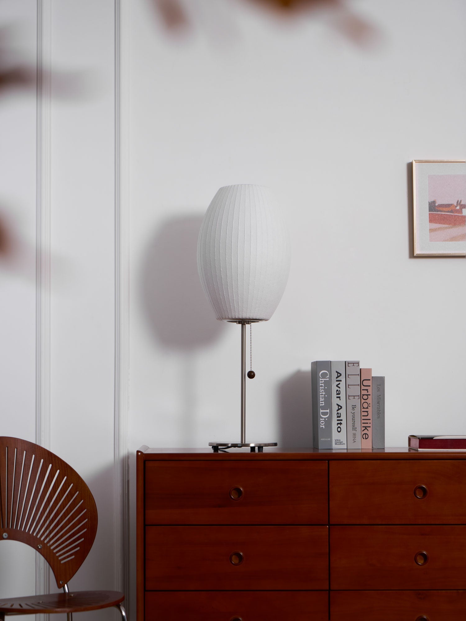 Lámpara De Mesa Nórdica | Pantalla Esférica · SeemSeem