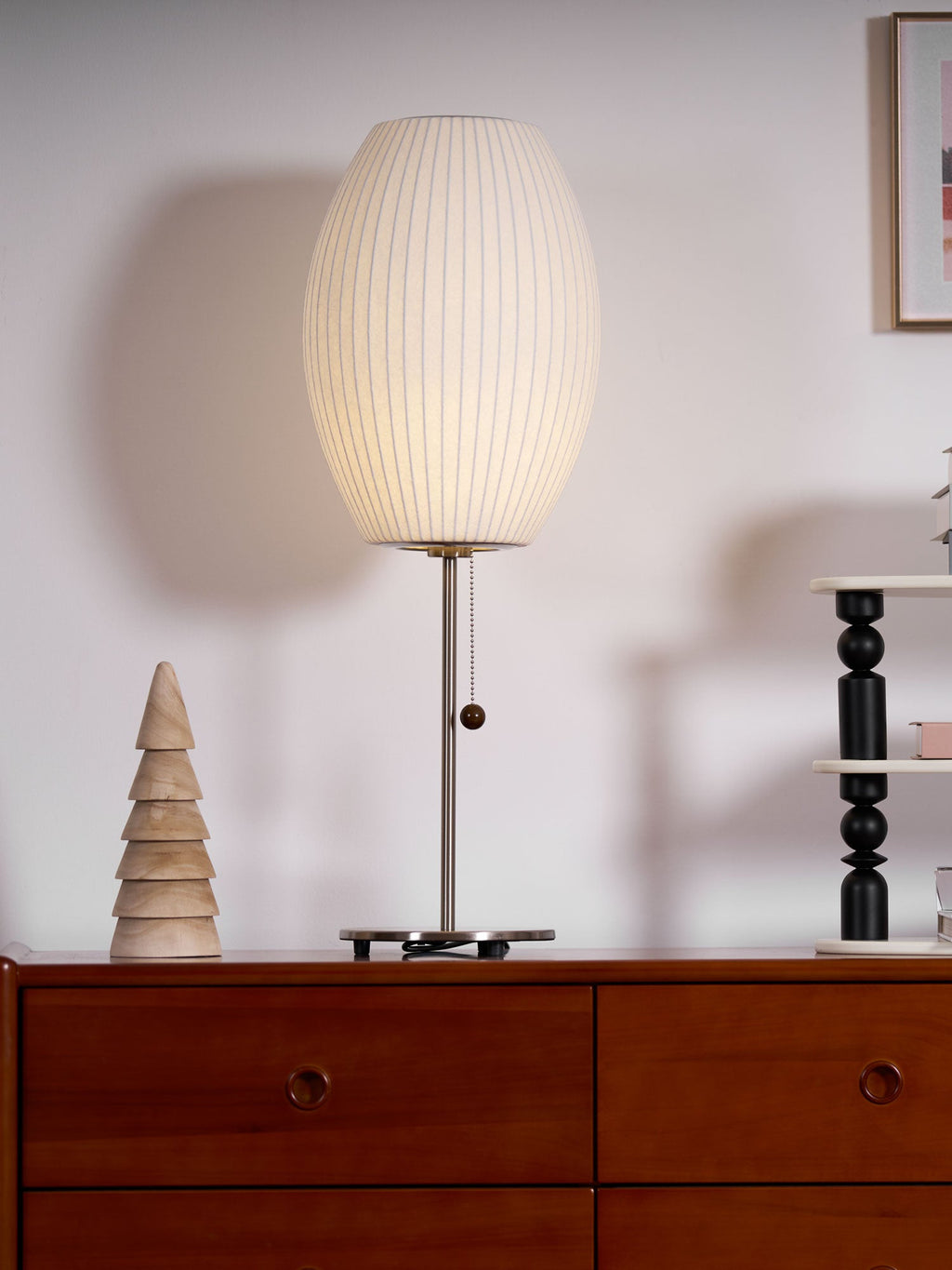 Lámpara De Mesa Nórdica | Pantalla Esférica · SeemSeem