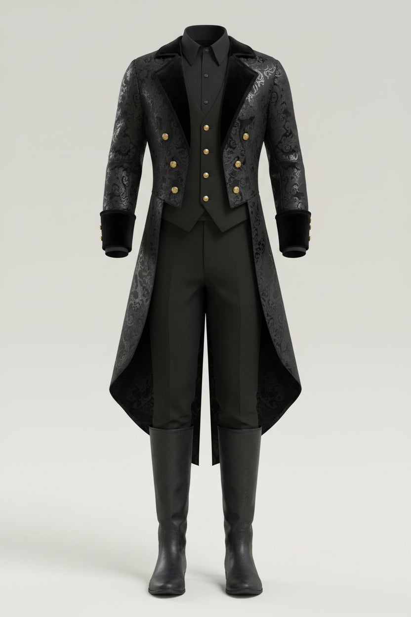 Levita Victoriana Para Hombre | Estampado Brocado · SeemSeem