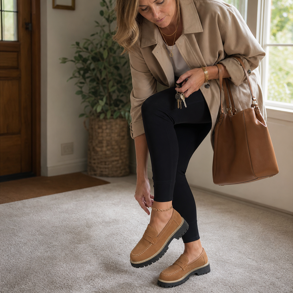 Mocasines Chunky Para Mujer | Suela Dentada · SeemSeem