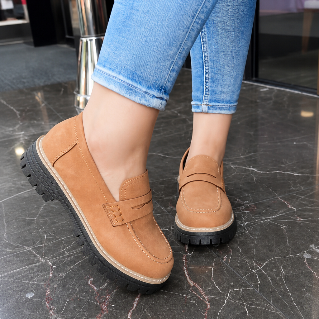 Mocasines Chunky Para Mujer | Suela Dentada · SeemSeem