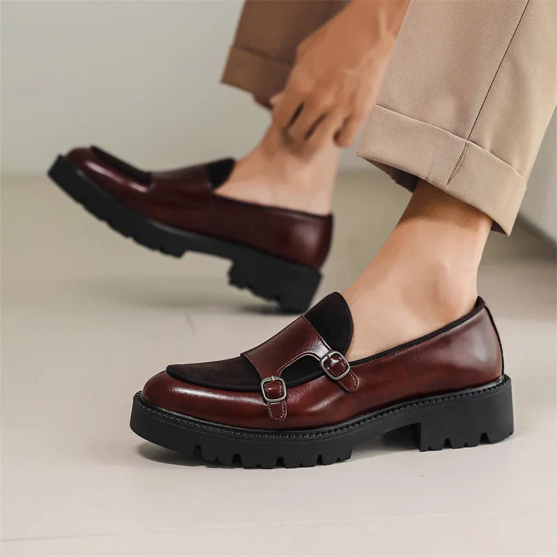 Mocasines Con Doble Hebilla Para Mujer | Plataforma · SeemSeem
