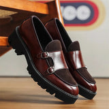 Mocassins à double boucle pour femme | Plateforme