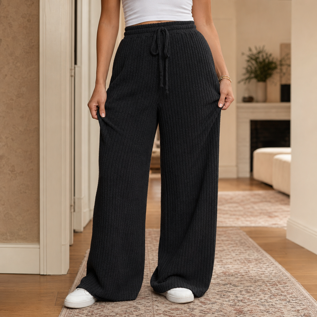 Pantalones Anchos Para Mujer | Cintura Ajustable · SeemSeem