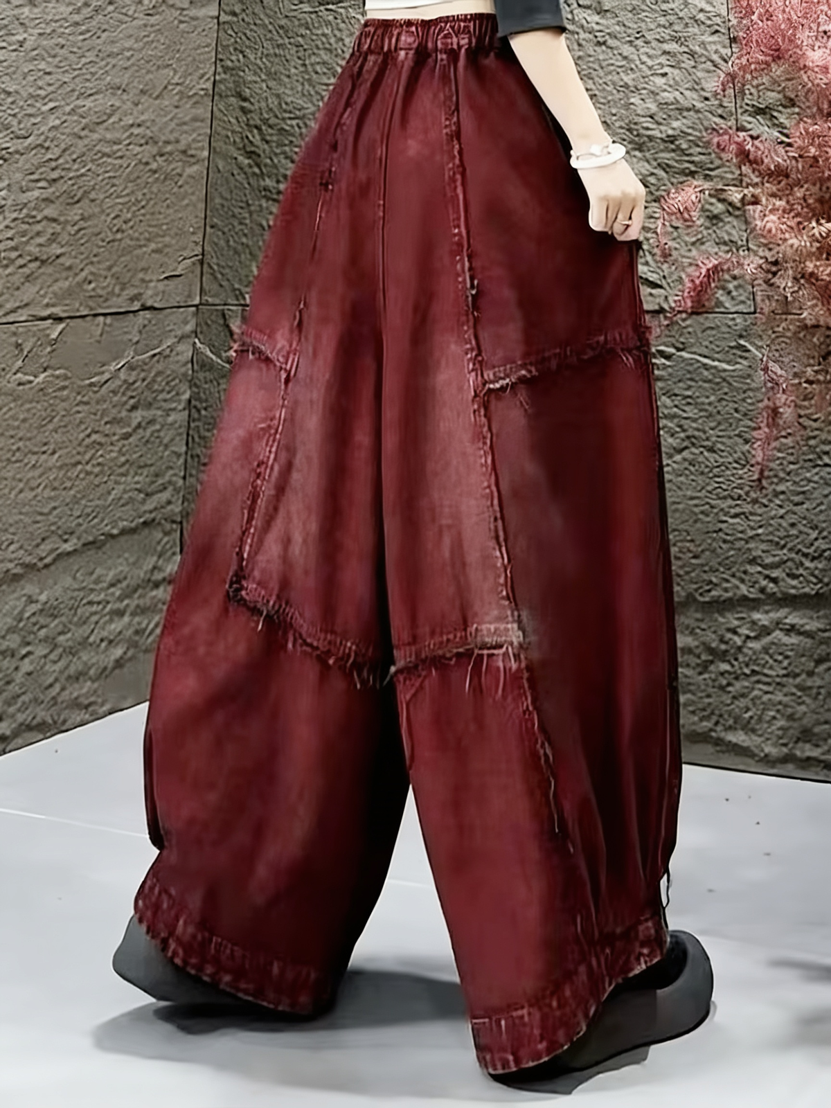 Pantalones Anchos Para Mujer | Cordón Ajustable · SeemSeem