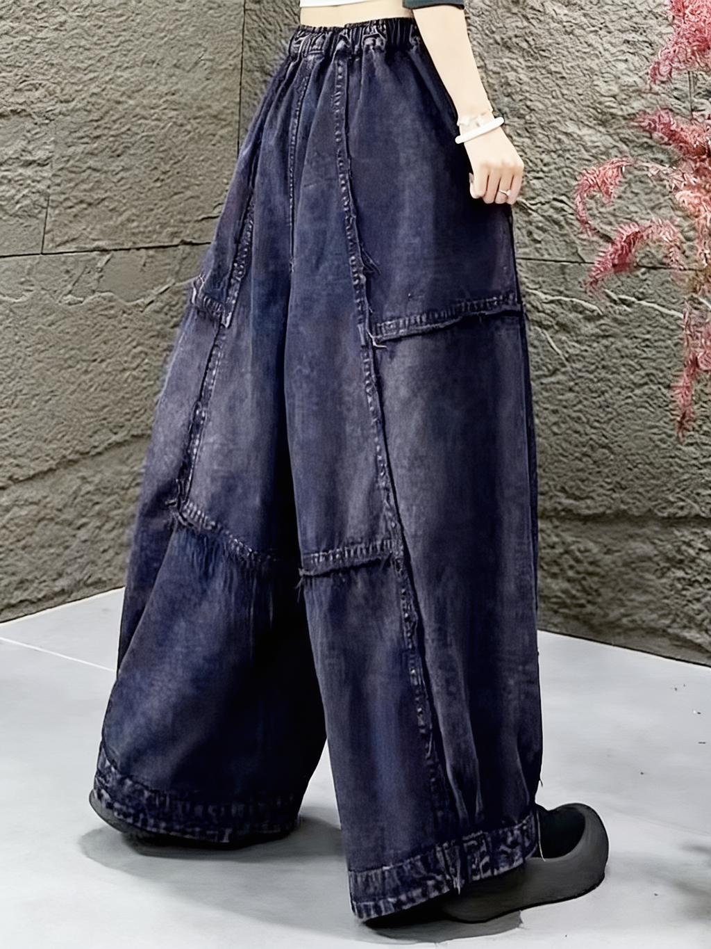 Pantalones Anchos Para Mujer | Cordón Ajustable · SeemSeem