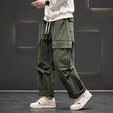 Pantalon cargo large pour homme | Poches latérales