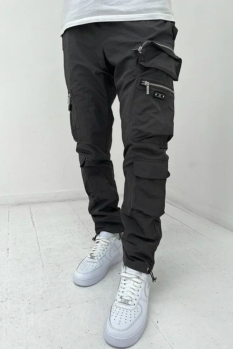 Pantalones Cargo Para Hombre | Bolsillos Con Cremallera · SeemSeem