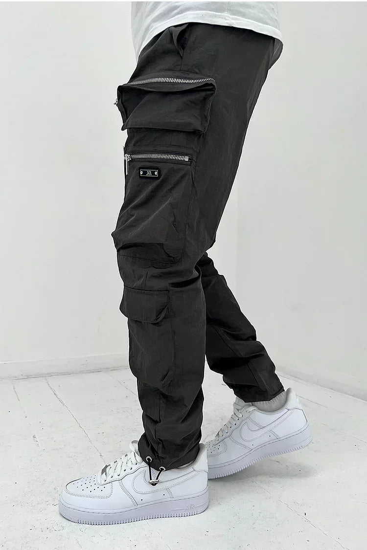 Pantalones Cargo Para Hombre | Bolsillos Con Cremallera · SeemSeem