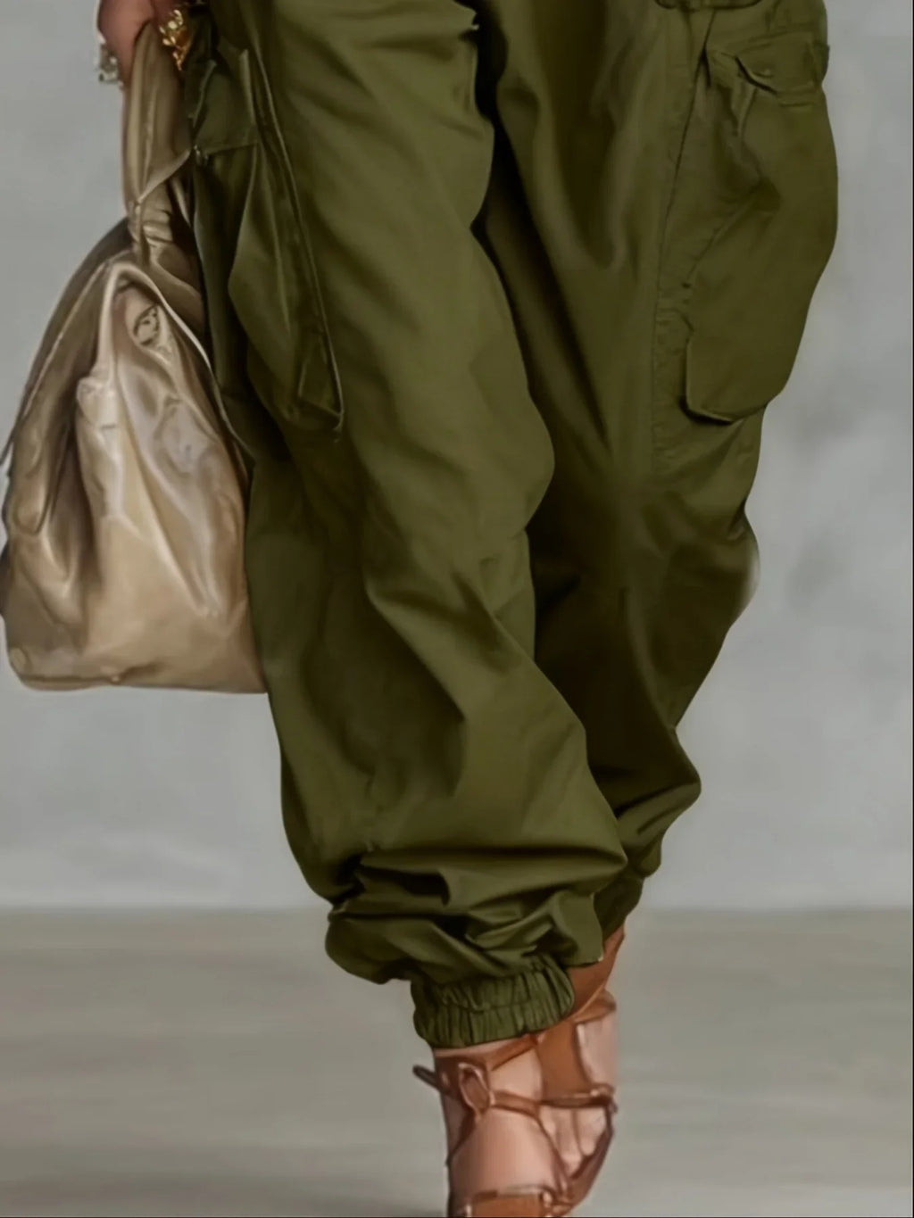 Pantalones Cargo Para Mujer | Bajo Elástico · SeemSeem