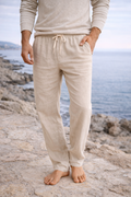 Pantalones De Lino Para Hombre | Cordón Ajustable · SeemSeem