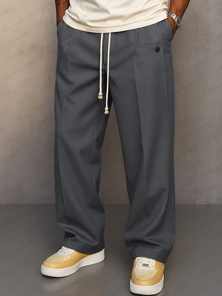 Pantalones De Vestir Para Hombre | Cordón Ajustable · SeemSeem