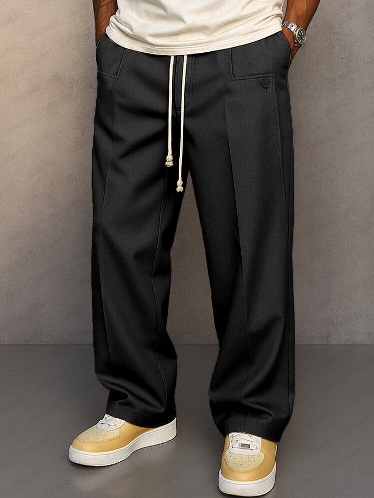 Pantalones De Vestir Para Hombre | Cordón Ajustable · SeemSeem