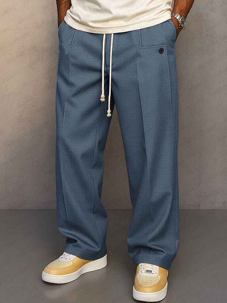 Pantalones De Vestir Para Hombre | Cordón Ajustable · SeemSeem