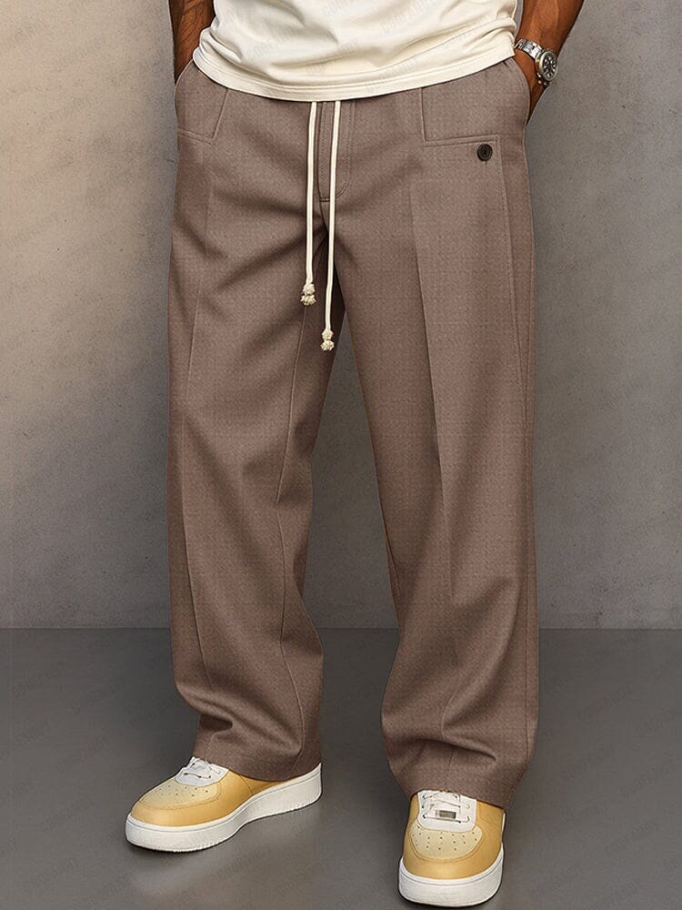 Pantalones De Vestir Para Hombre | Cordón Ajustable · SeemSeem