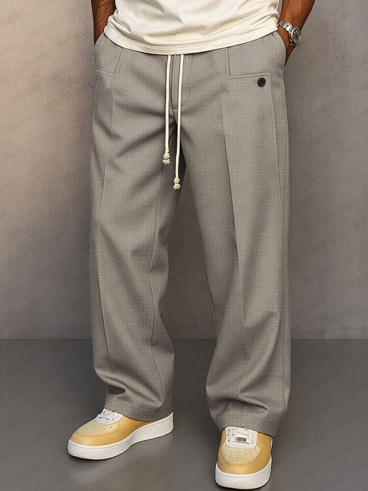 Pantalones De Vestir Para Hombre | Cordón Ajustable · SeemSeem