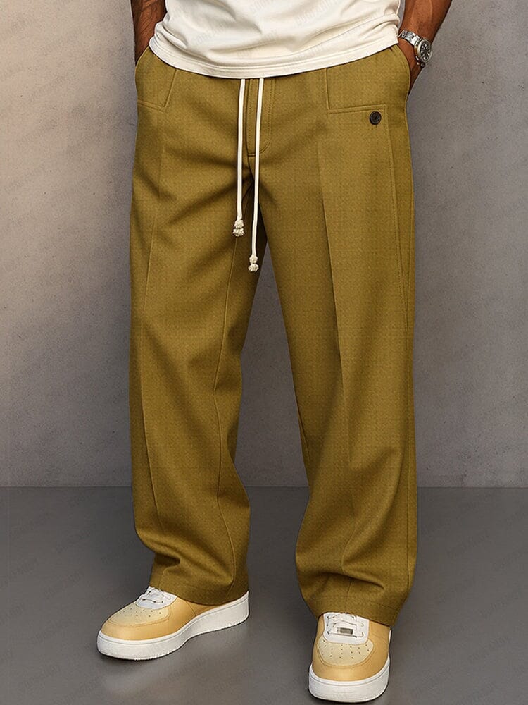 Pantalones De Vestir Para Hombre | Cordón Ajustable · SeemSeem