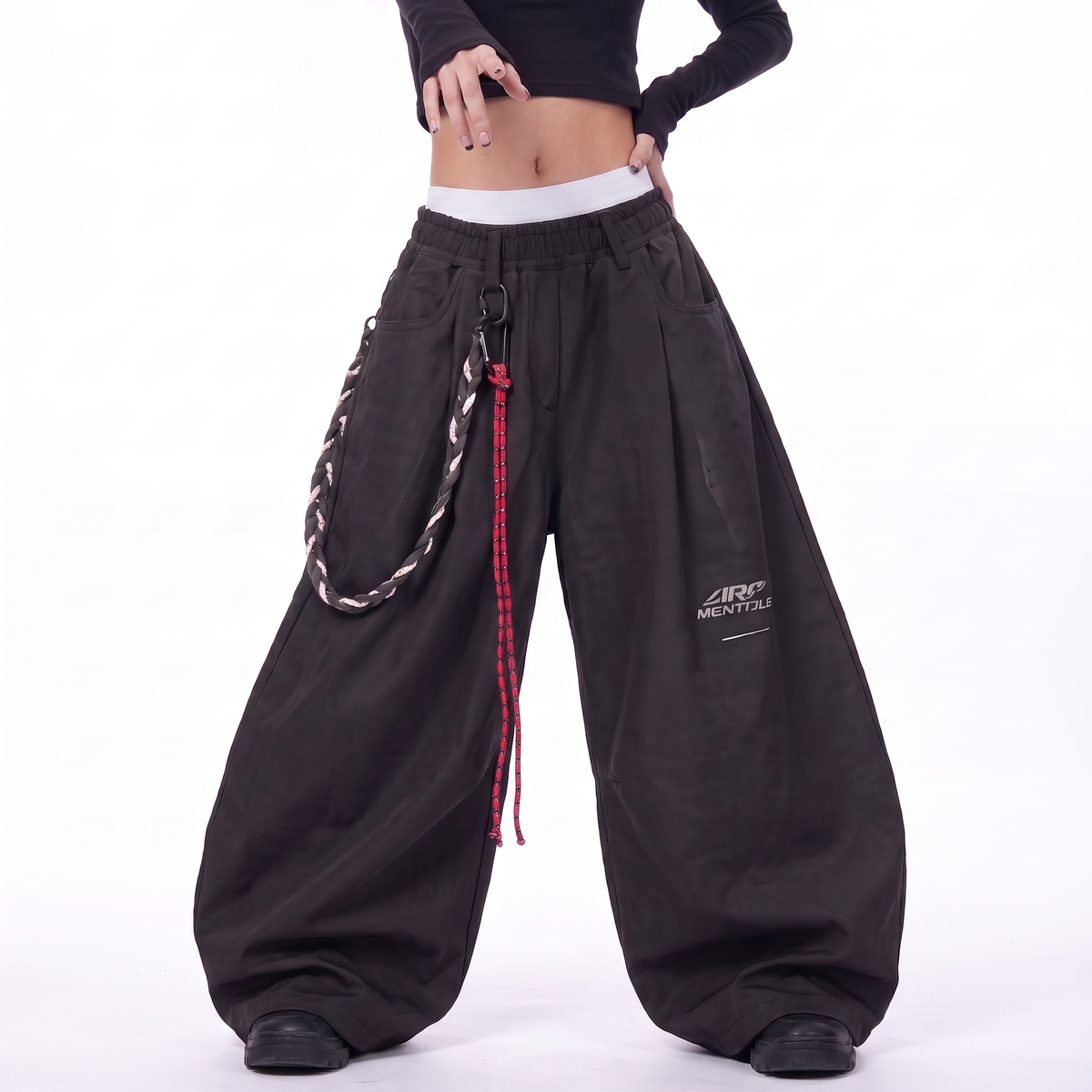 Pantalones Deportivos Anchos Para Mujer | Cintura Elástica · SeemSeem