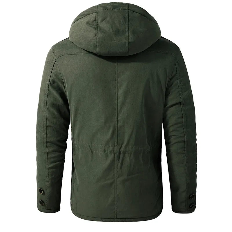 Parka Con Capucha Para Hombre | Forro Cálido · SeemSeem