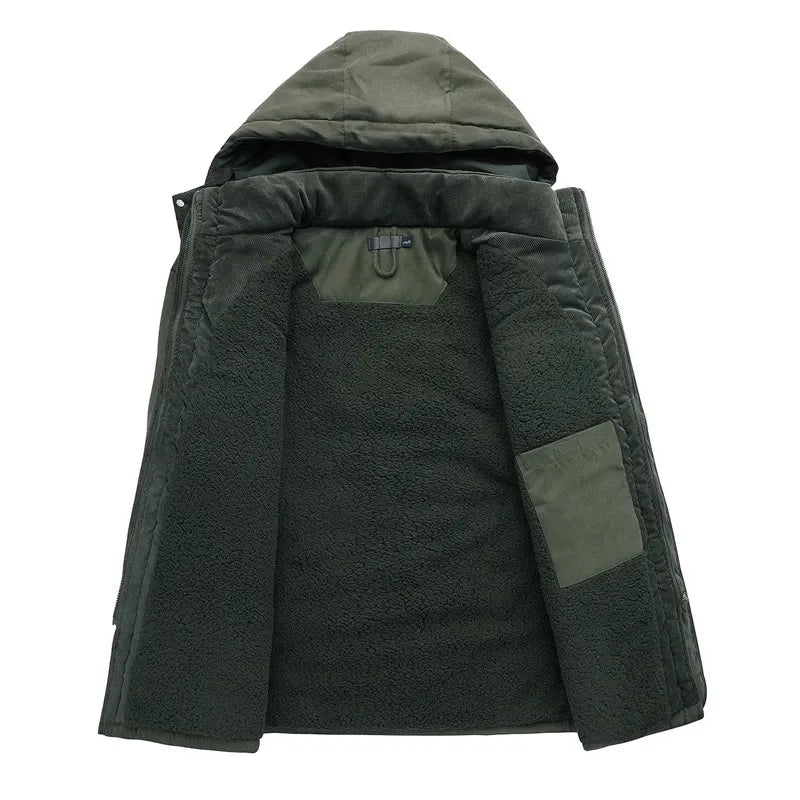 Parka Con Capucha Para Hombre | Forro Cálido · SeemSeem