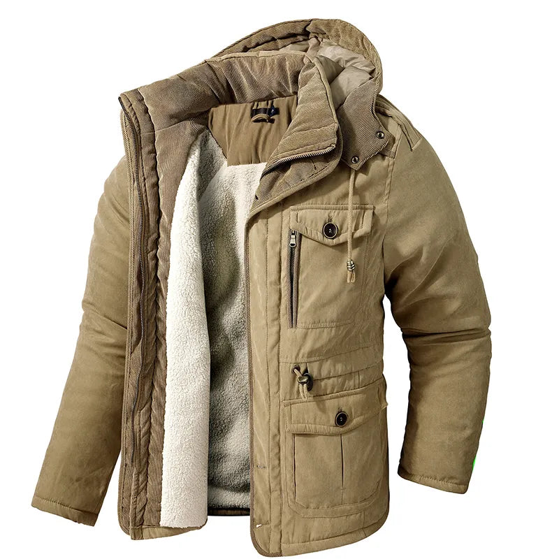 Parka Con Capucha Para Hombre | Forro Cálido · SeemSeem