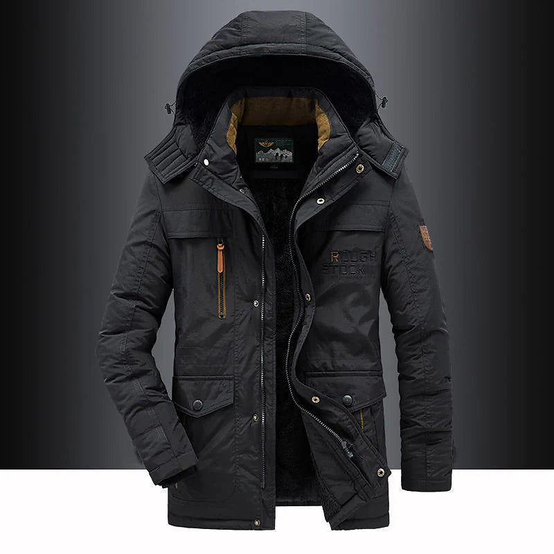 Parka Con Capucha Para Hombre | Forro Polar · SeemSeem